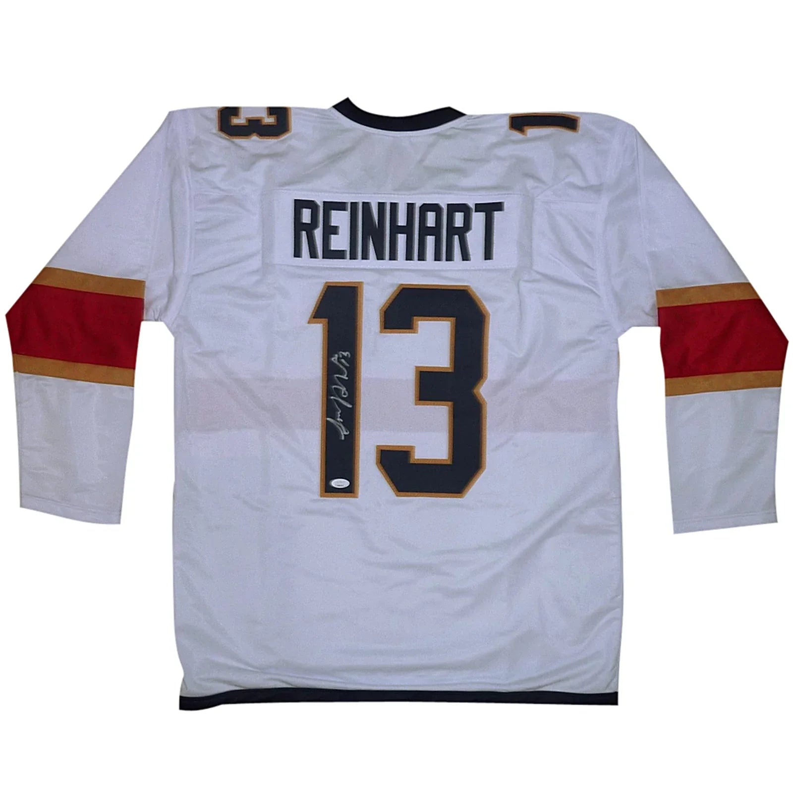 Sam Reinhart Autographed Florida (White #13) Custom Jersey - JSA