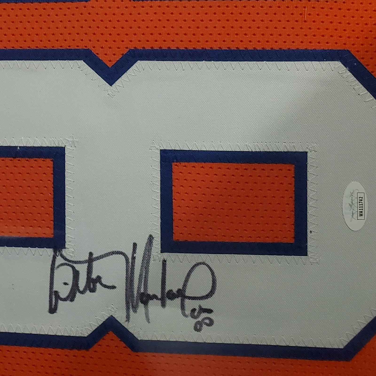 Wilber Marshall Autographed Florida Gators (Orange #88) Deluxe Framed Jersey - JSA