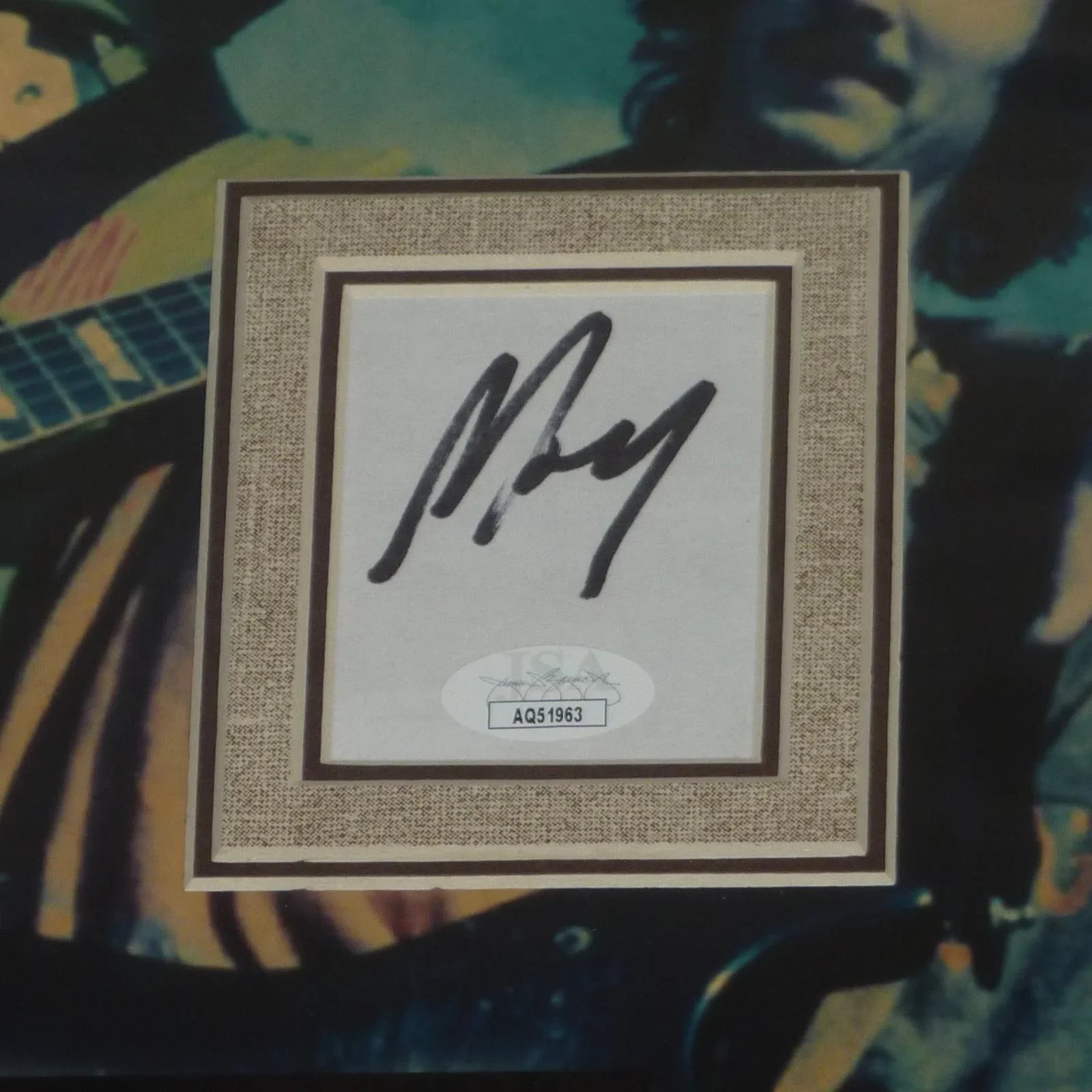 Pearl Jam Band Autographed Deluxe Framed Collage featuring Eddie Vedder and 4 Members - JSA