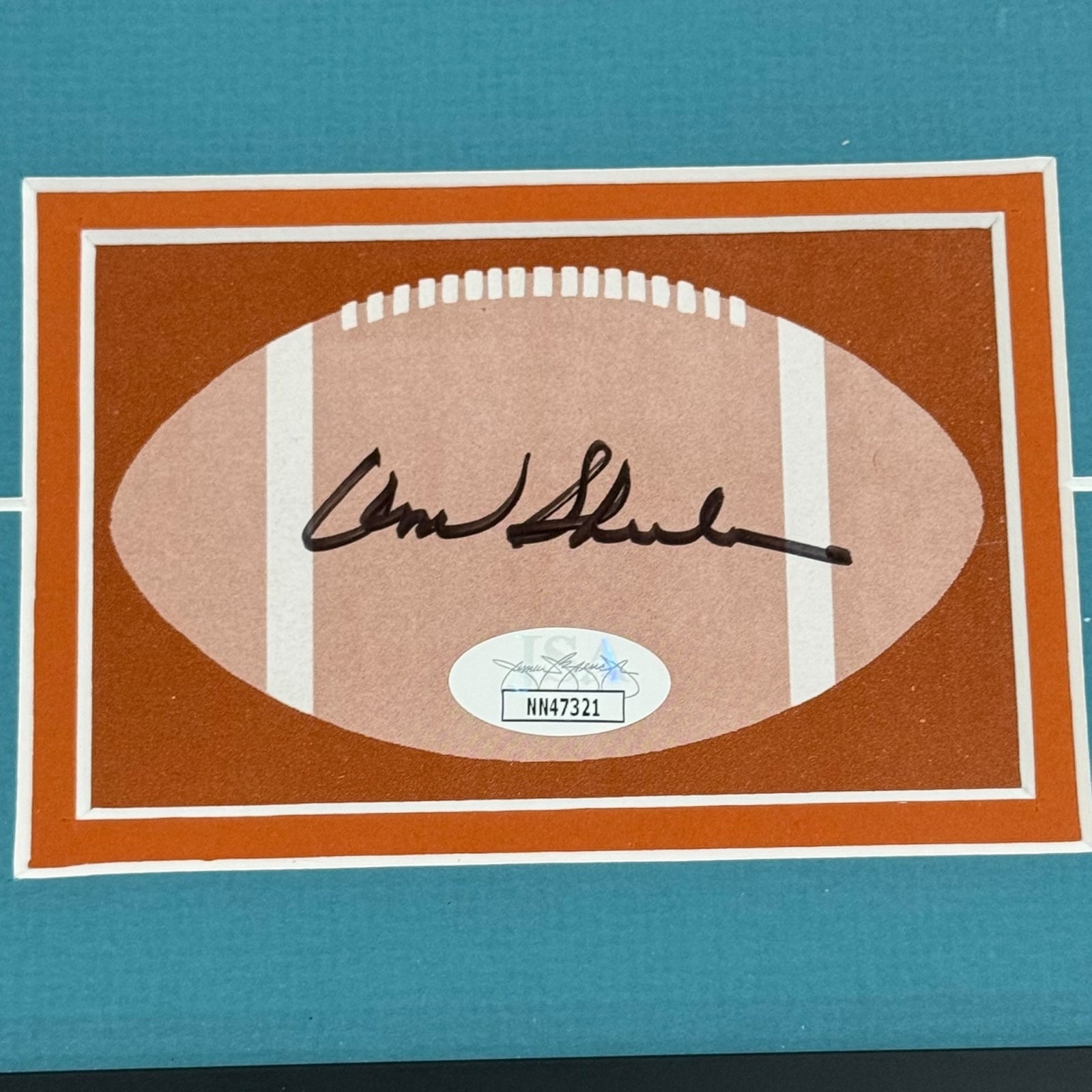 Don Shula Autographed Miami Dolphins (Carried Off Field) "Signature Series" Frame - JSA