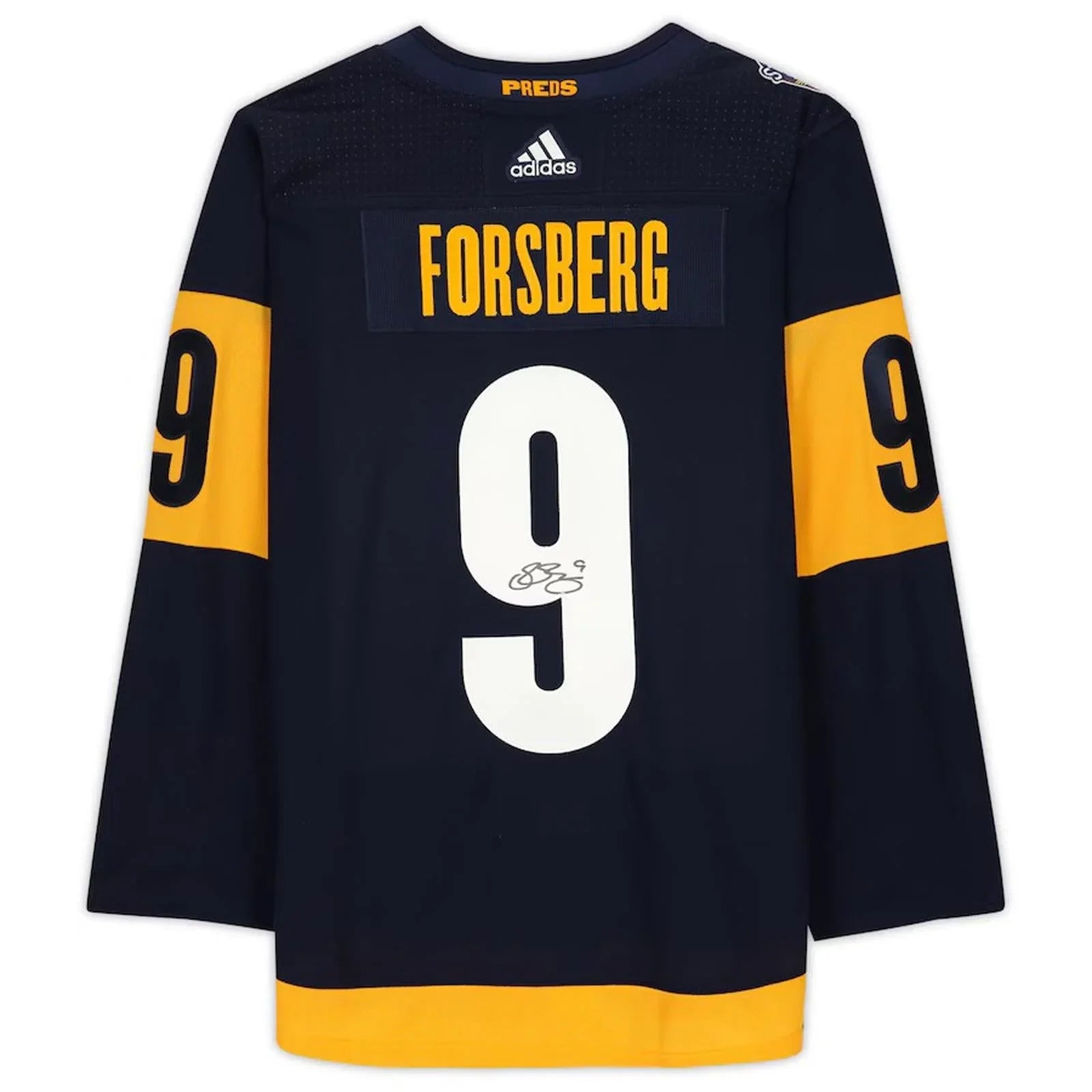 Filip Forsberg Autographed Nashville Predators (Smashville Stadium Series #9) Adidas Jersey - Fanatics