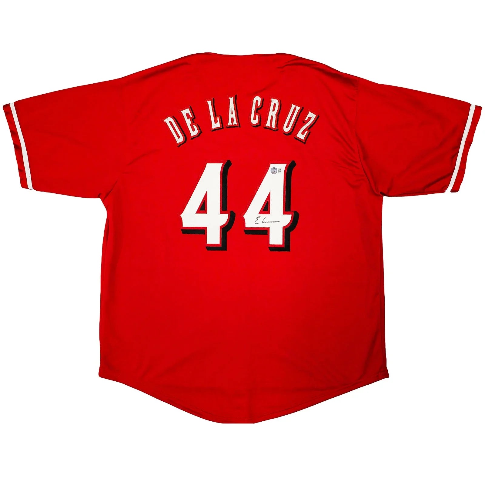 Elly De La Cruz Autographed Cincinnati (Red #44) Custom Jersey – Beckett