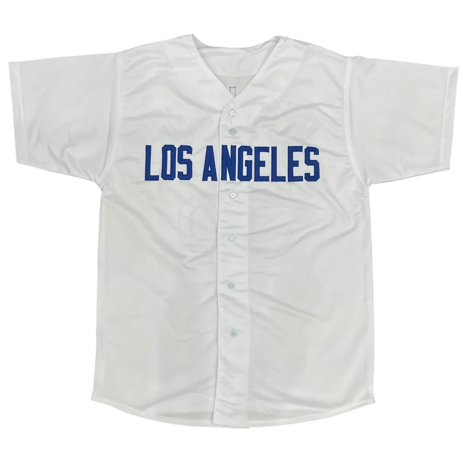 Orel Hershiser Autographed Los Angeles (White #55) Custom Jersey - Beckett