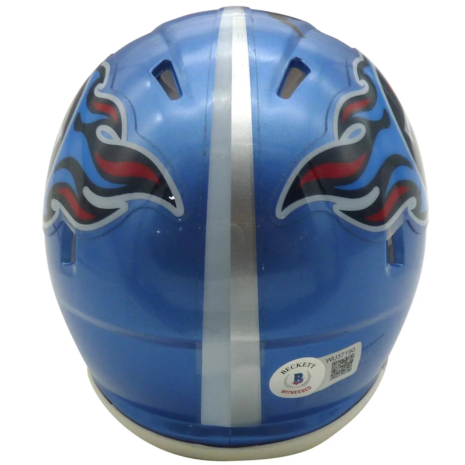 Treylon Burks Autographed Tennessee Titans (FLASH Alternate) Mini Helmet - JSA