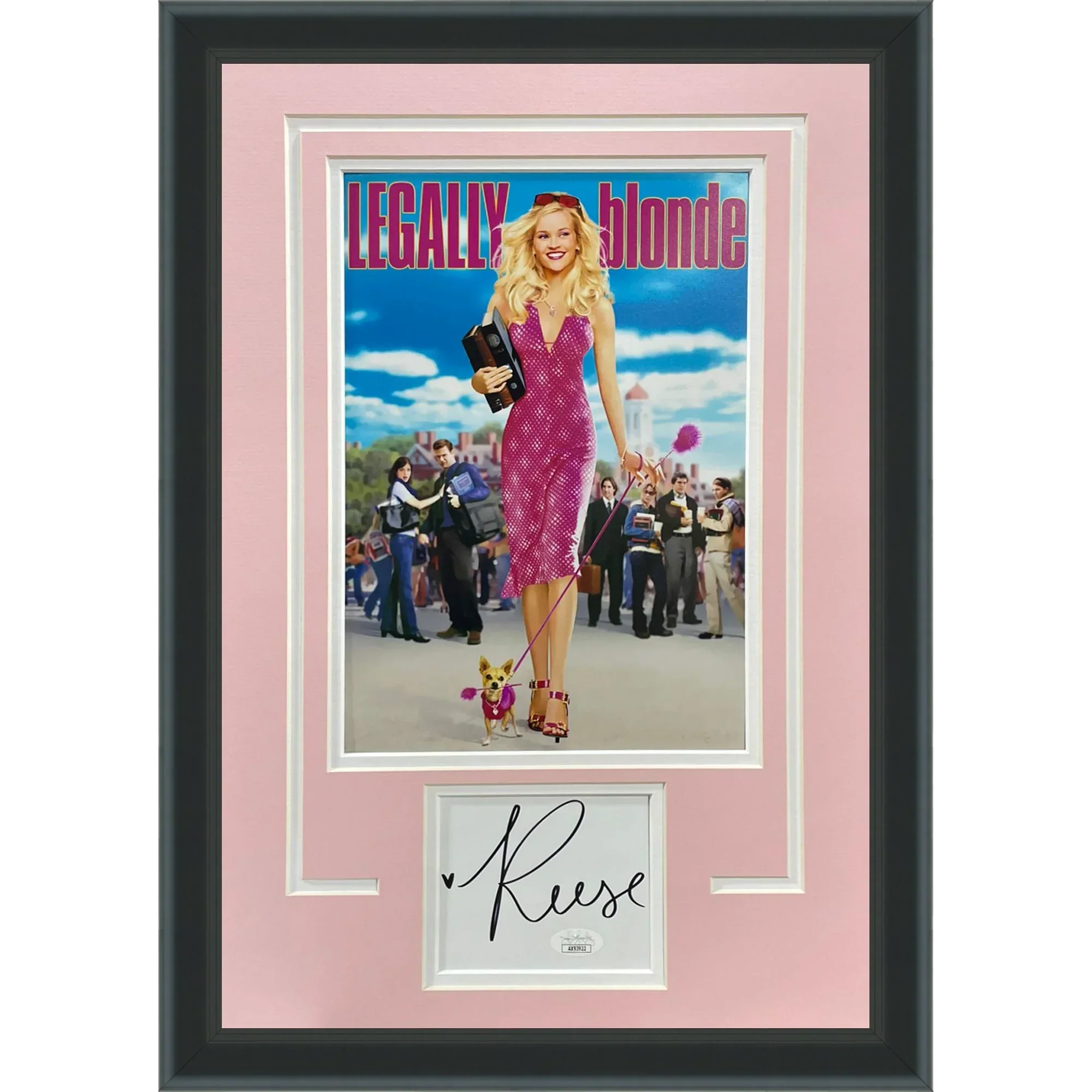 Reese Witherspoon Autographed Legally Blonde 8x12 Movie Poster "Signature Series" Frame - JSA