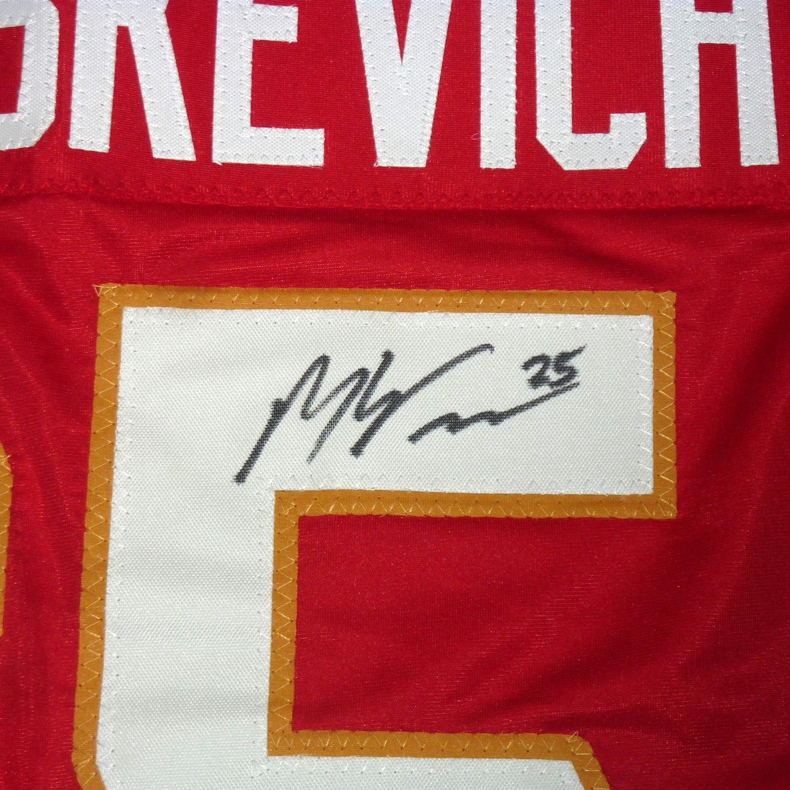 Mackie Samoskevich Autographed Florida (Red #25) Custom Hockey Jersey - JSA