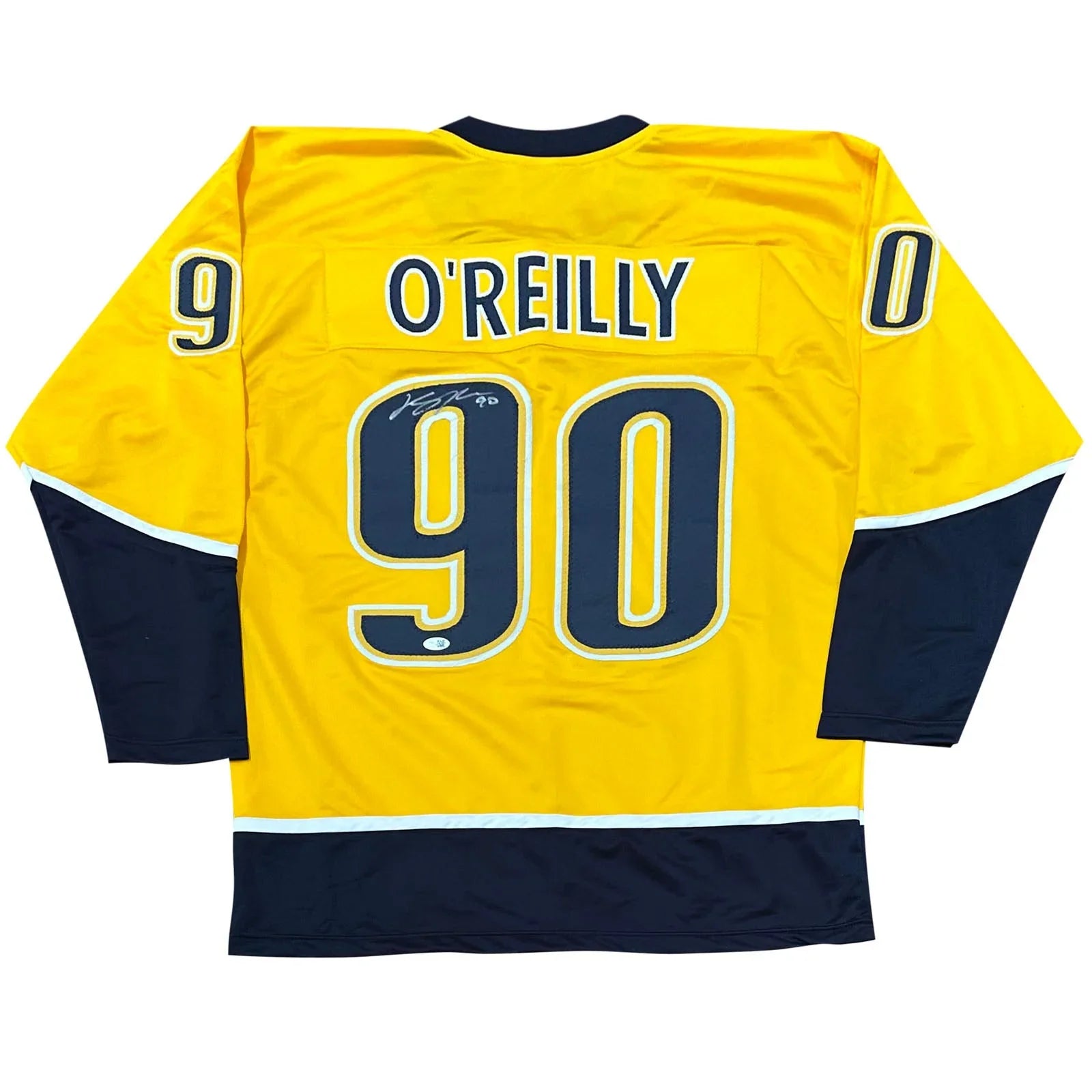 Ryan O'Reilly Autographed Nashville (Gold #90) Custom Hockey Jersey - JSA