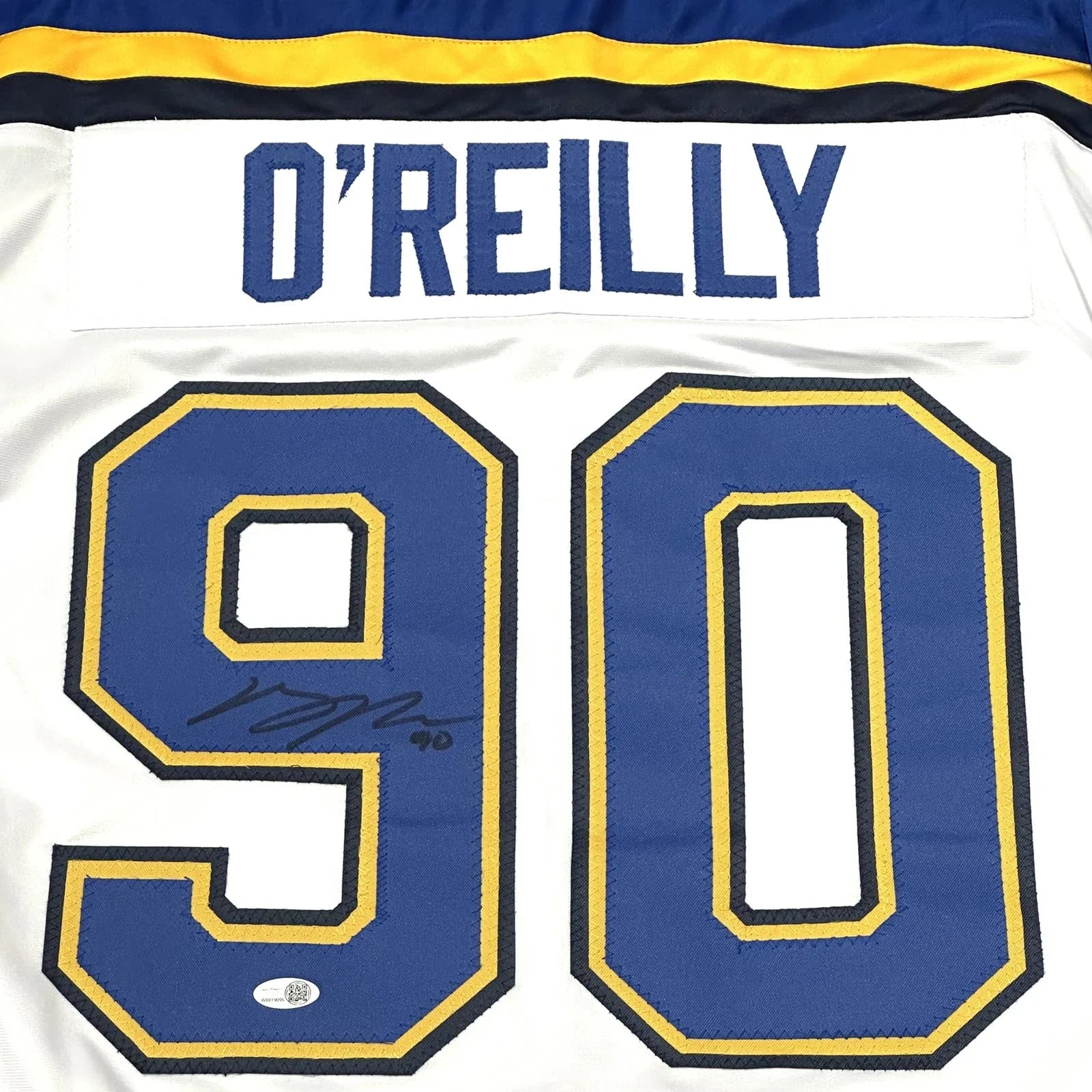 Ryan O'Reilly Autographed St Louis (White #90) Custom Hockey Jersey - JSA