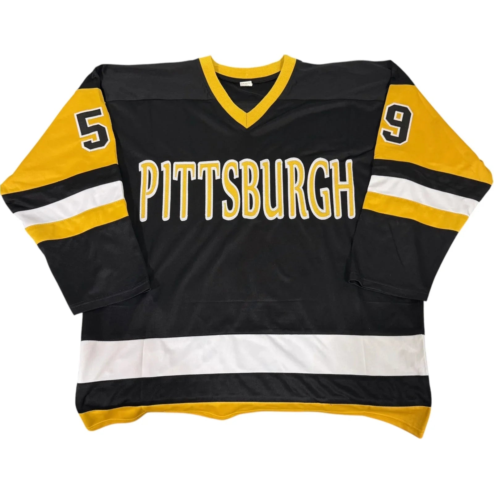 Jake Guentzel Autographed Pittsburgh (Black #59) Custom Hockey Jersey - JSA