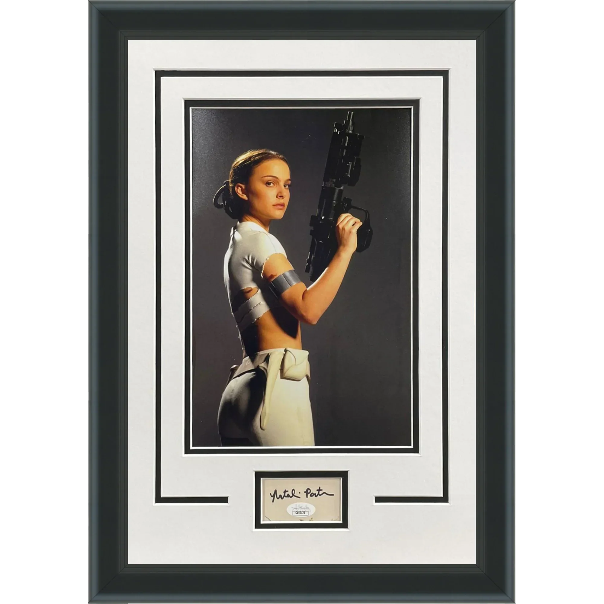 Natalie Portman Autographed Star Wars Padme Amidala 8x12 Movie Poster "Signature Series" Frame - JSA