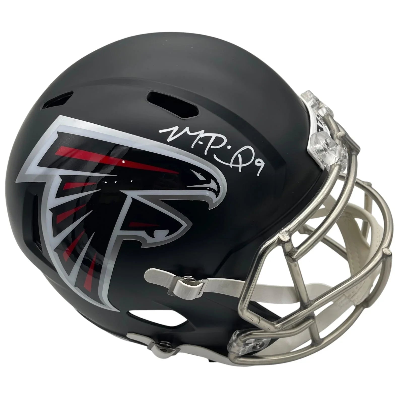 Michael Penix Jr. Autographed Atlanta Falcons (Speed) Deluxe Full-Size Replica Helmet - Beckett