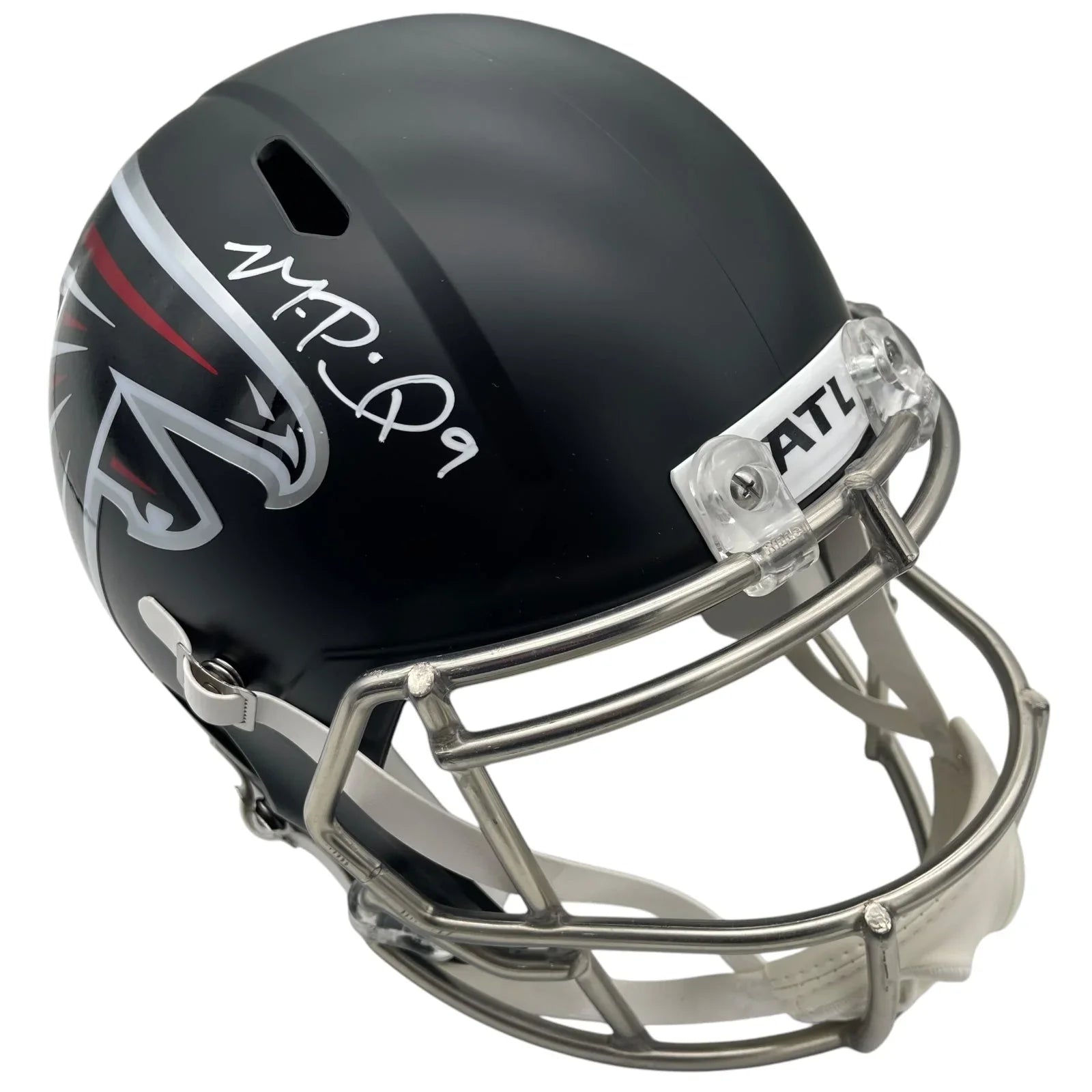 Michael Penix Jr. Autographed Atlanta Falcons (Speed) Deluxe Full-Size Replica Helmet - Beckett