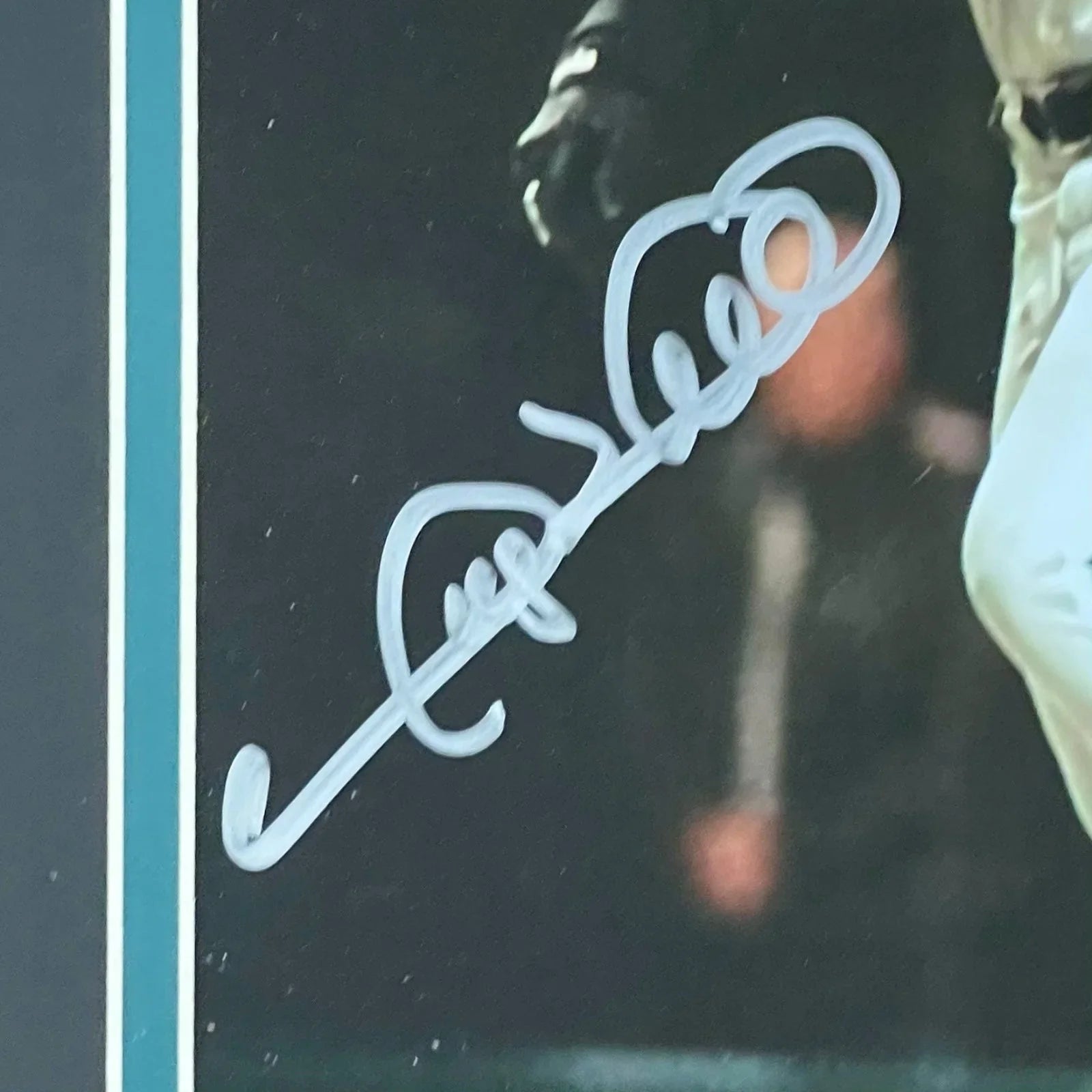 Gary Sheffield Autographed Florida Marlins Deluxe Framed 8x10 Photo