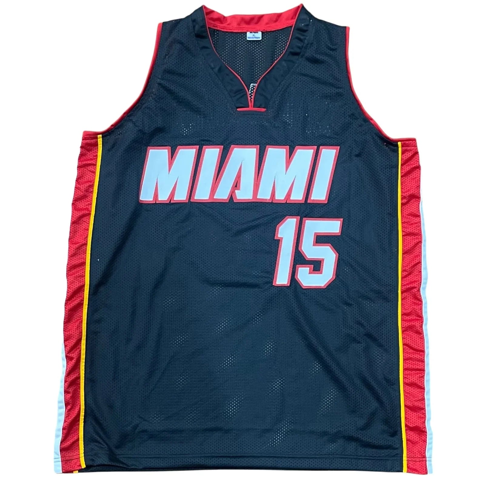 Mario Chalmers Autographed Miami (Black #15) Custom Jersey - JSA
