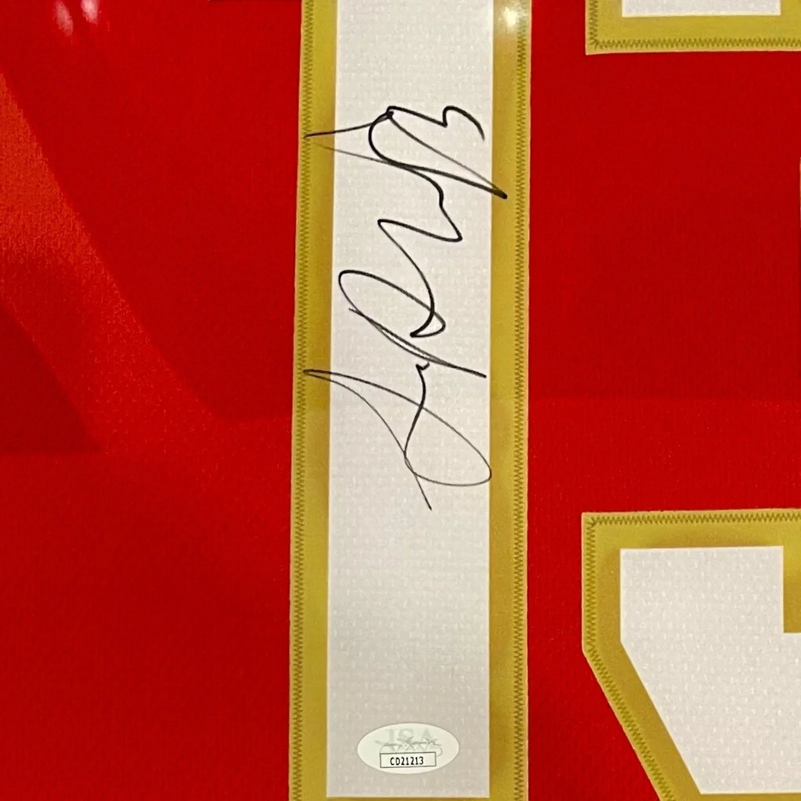 Sam Reinhart Autographed Florida Panthers (Breakaway Red #13) Deluxe Framed Jersey - JSA