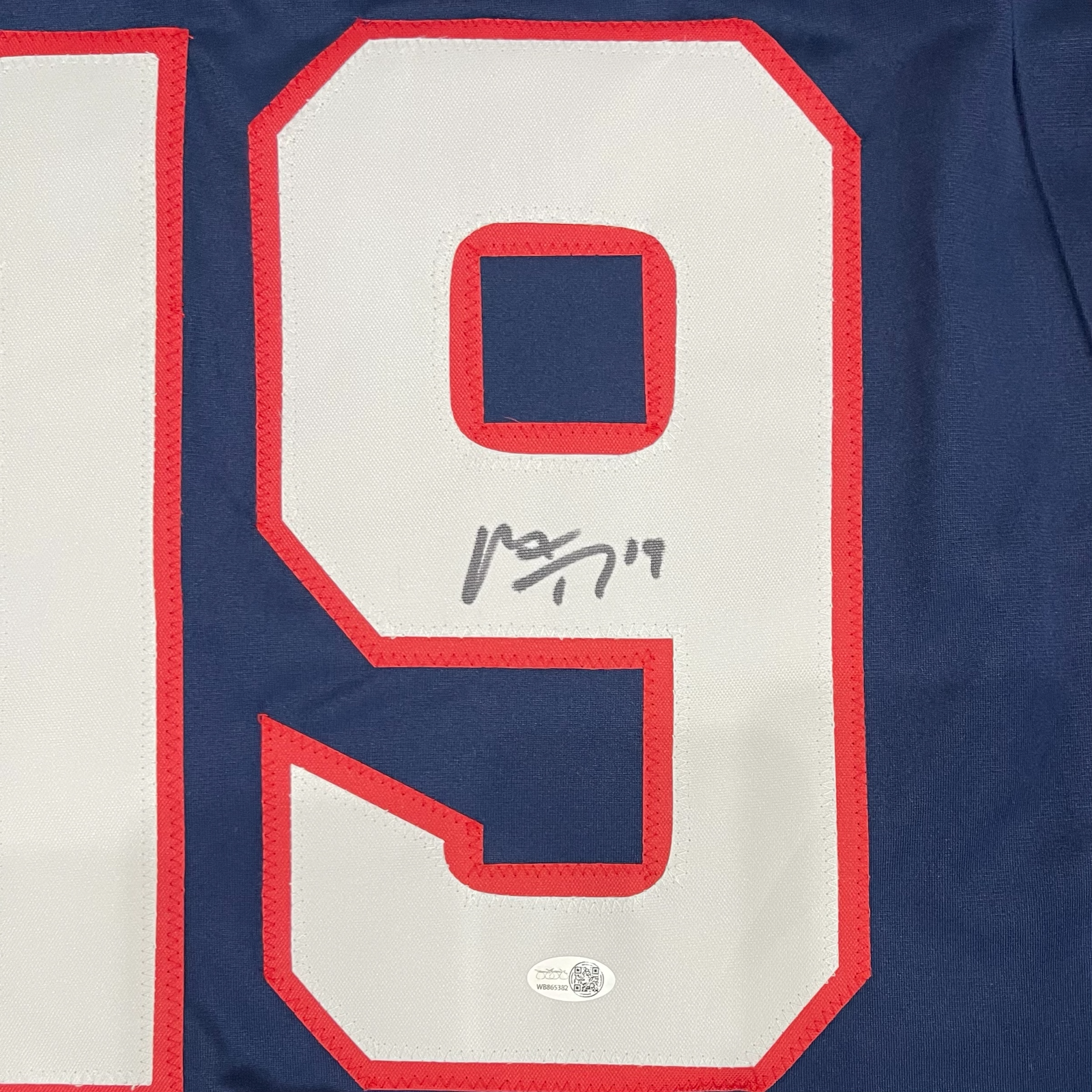 Matthew Tkachuk Autographed Team USA 4 Nations (Blue #19) Custom Jersey - JSA