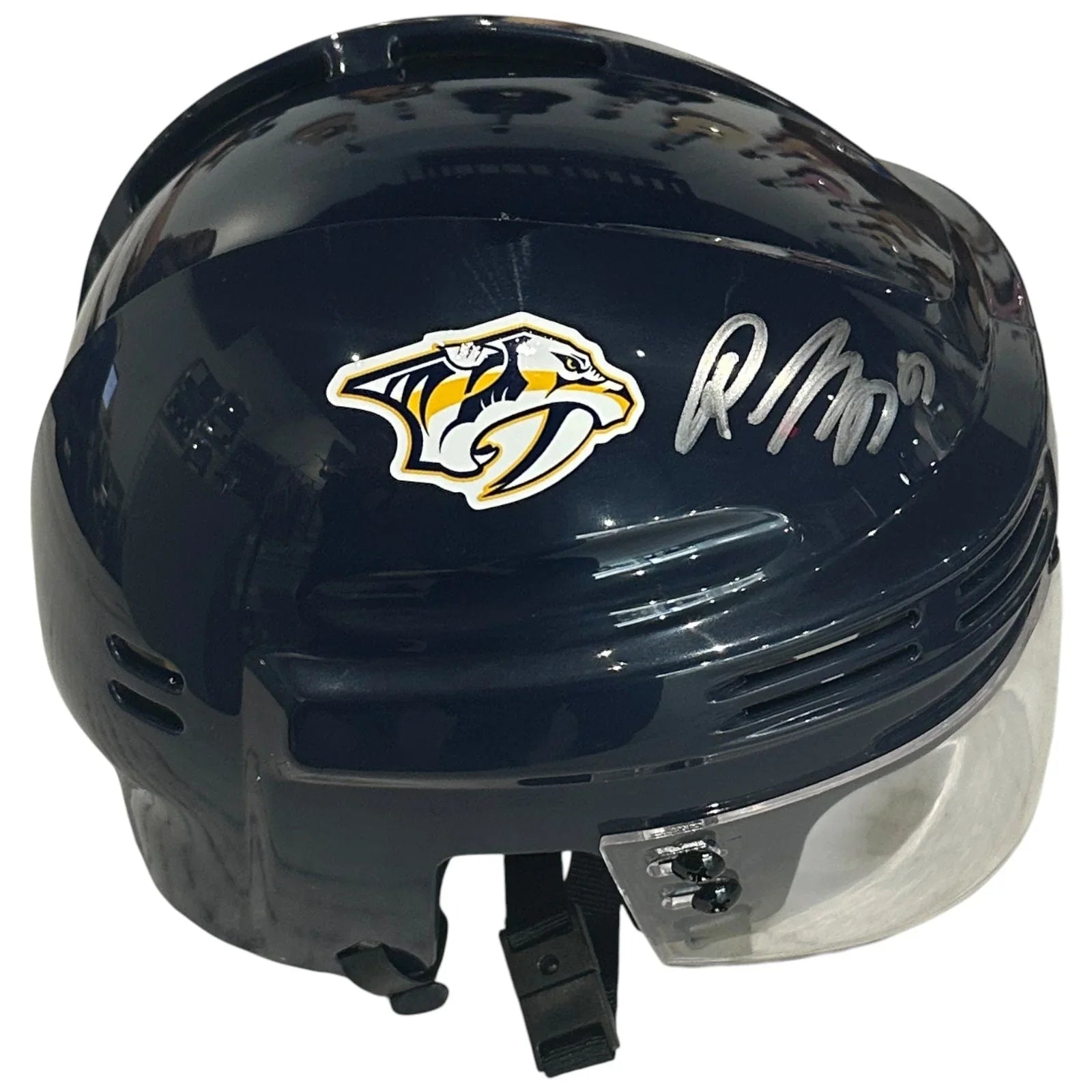 Roman Josi Autographed Nashville Predators Mini Hockey Helmet - JSA