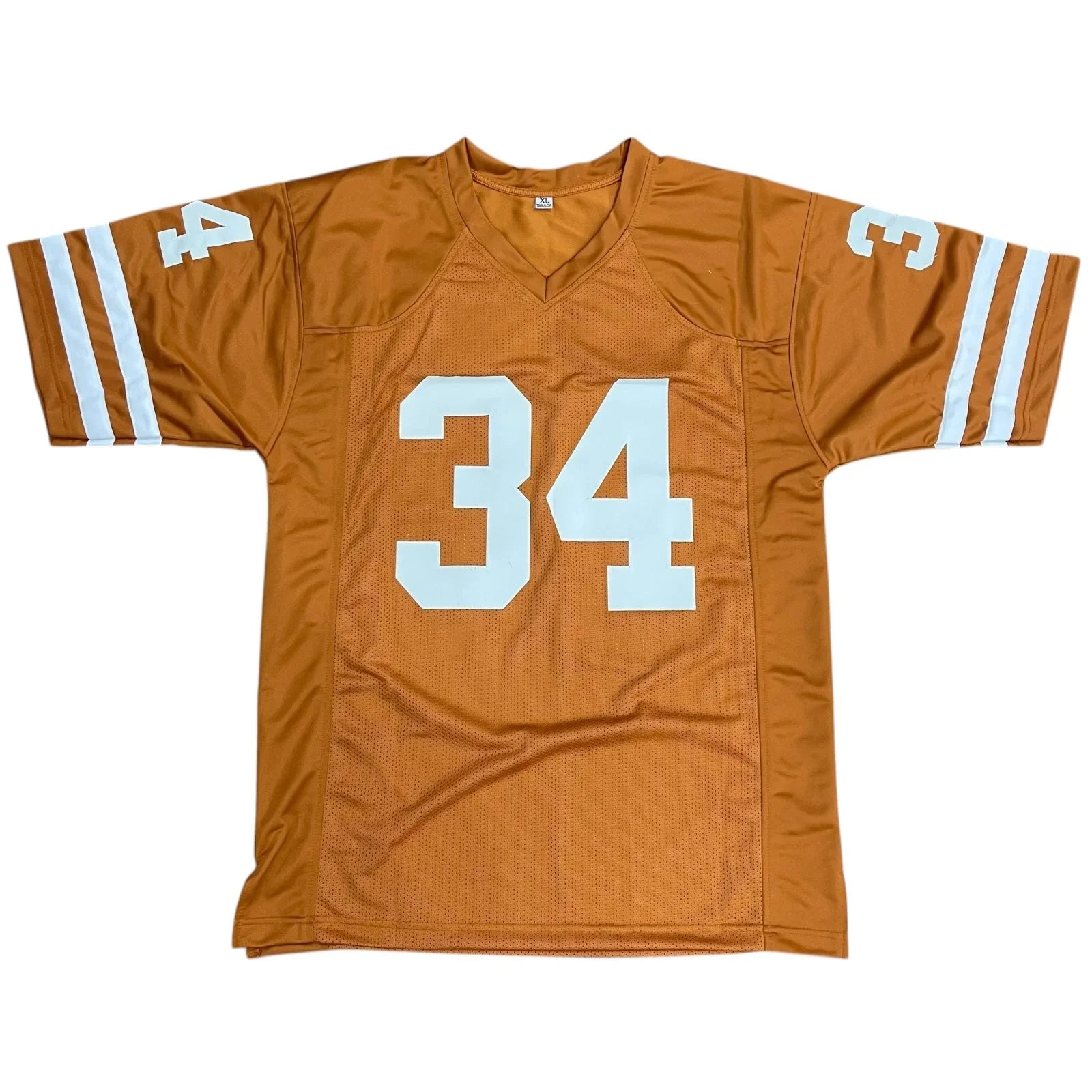 Ricky Williams Autographed Texas Longhorns (Orange #34) Custom Jersey - JSA
