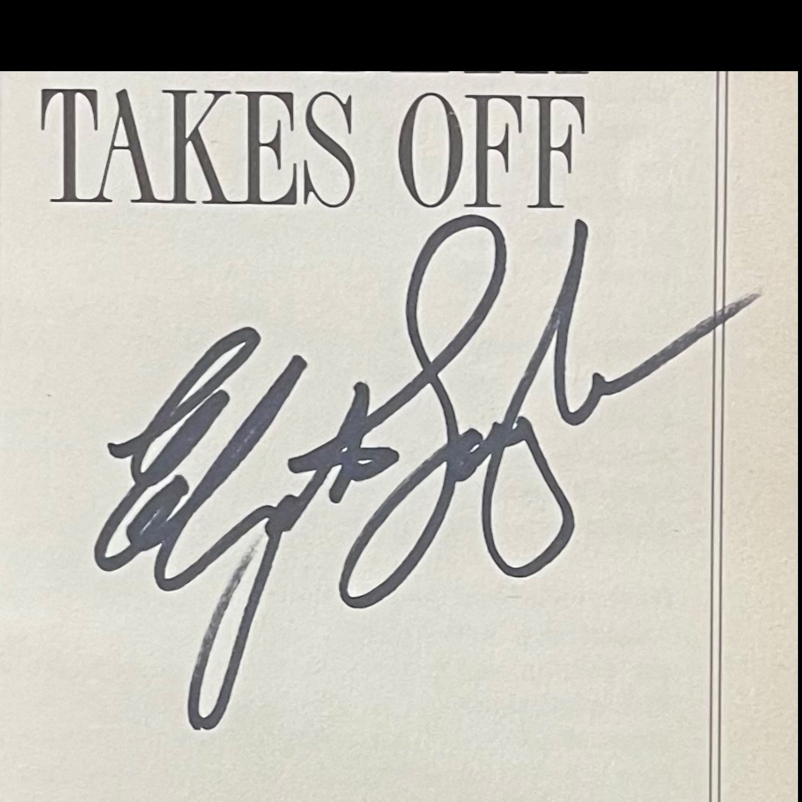 Elizabeth Taylor Autographed Elizabeth Takes Off Book - JSA LOA