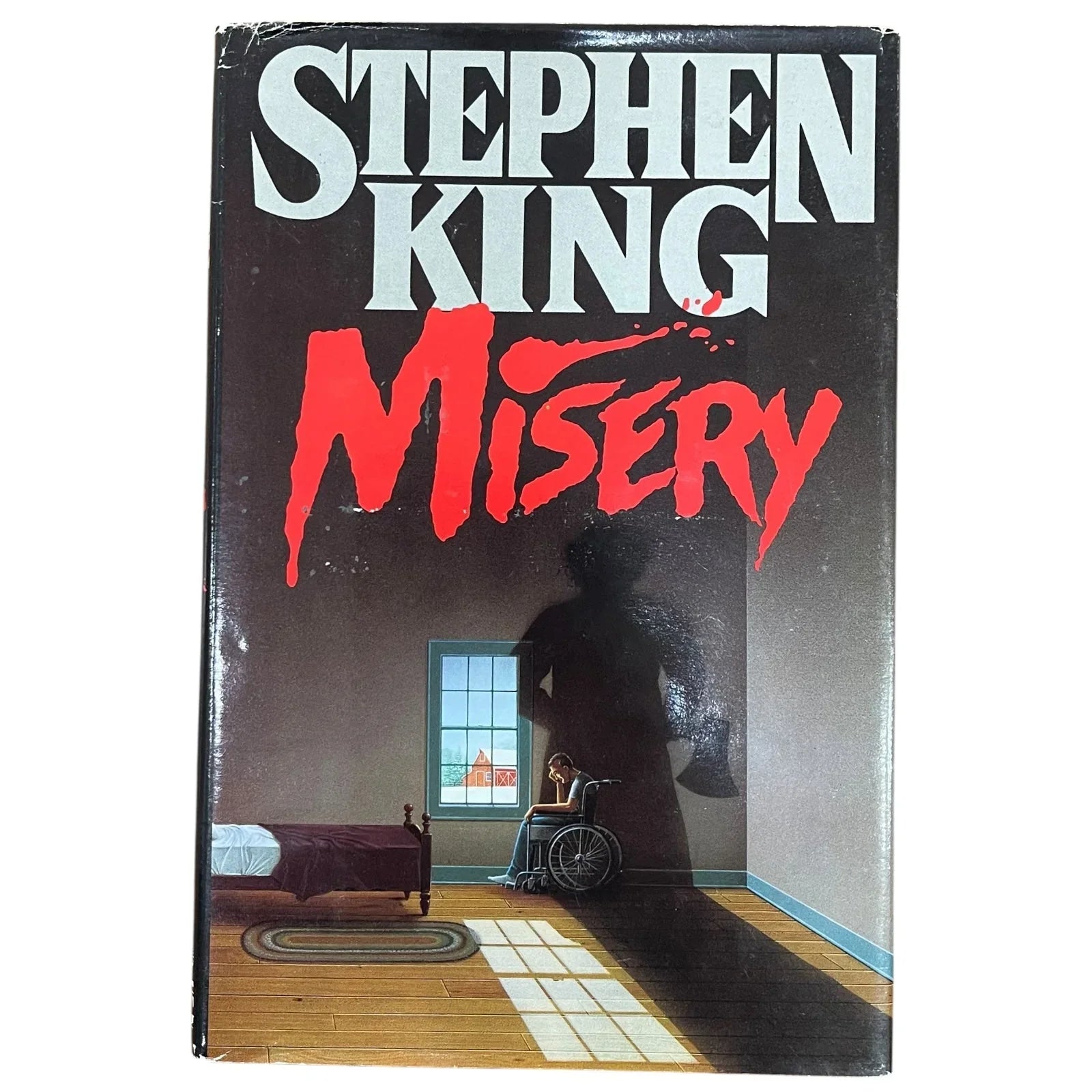 Stephen King Autographed Book Misery - JSA LOA