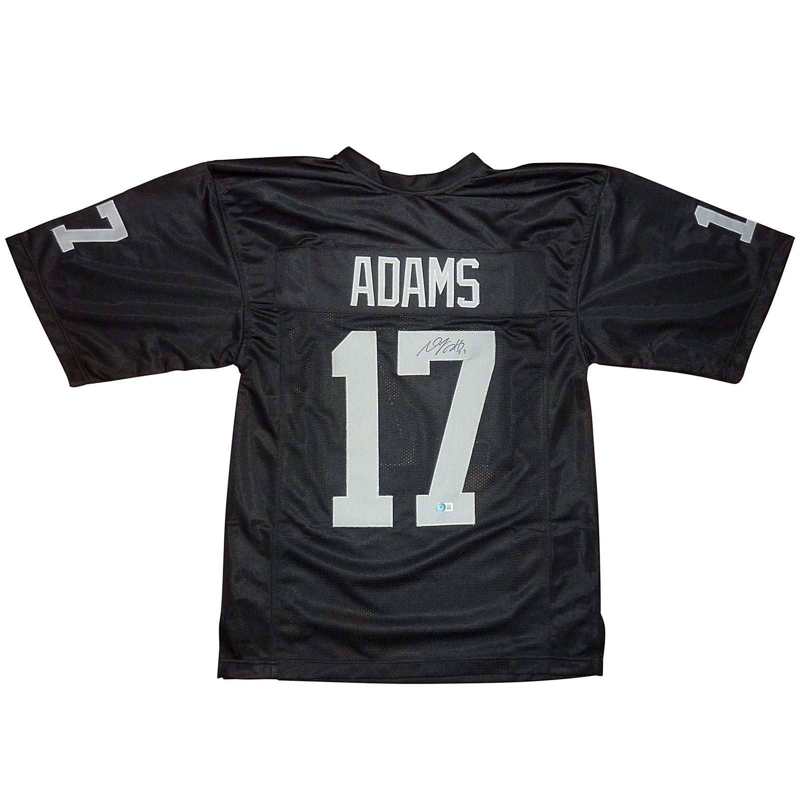 Davante Adams Autographed Las Vegas (Black #17) Jersey - Beckett