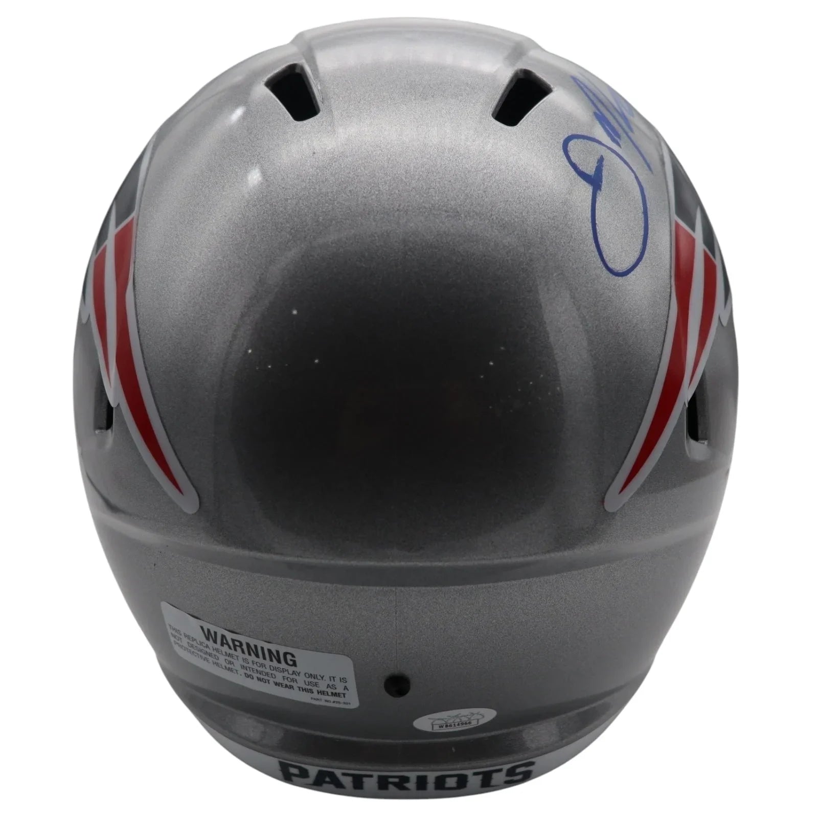 Julian Edelman Autographed New England Patriots Full-Size Helmet - JSA