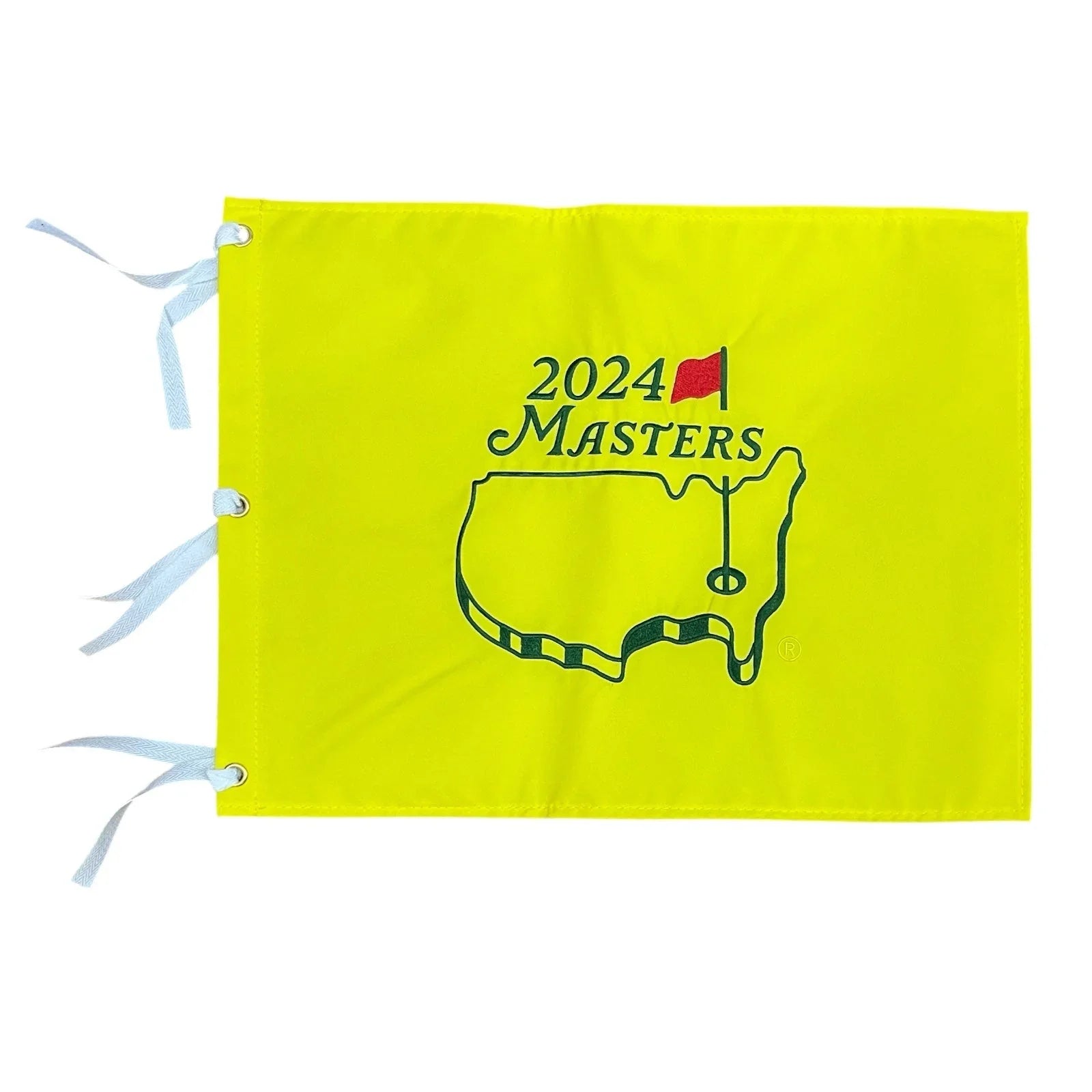 2024 Masters Embroidered Unsigned Golf Pin Flag - Scottie Scheffler Champion