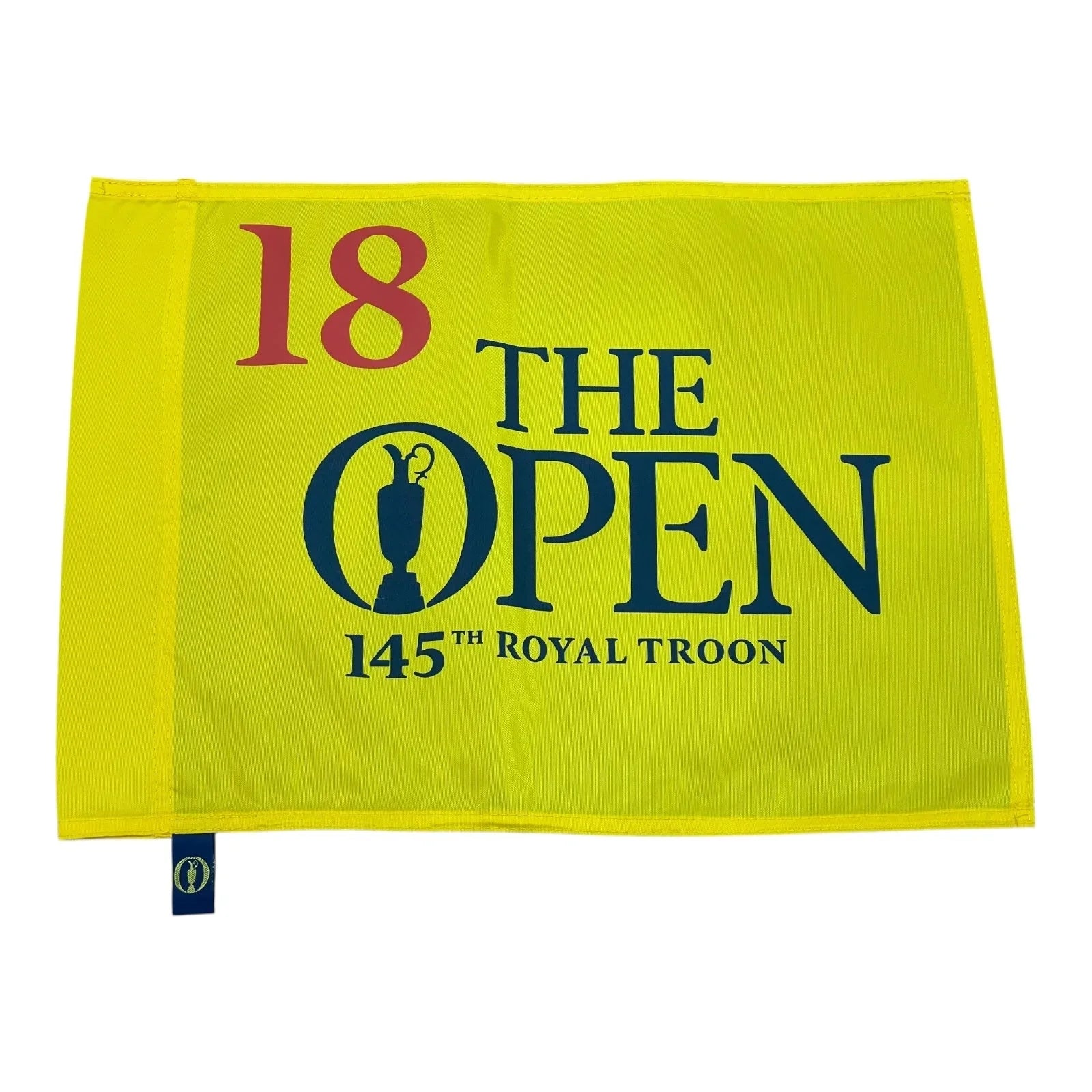 2016 British Open Royal Troon 145th Unsigned Golf Pin Flag - Henrik Stenson Champion