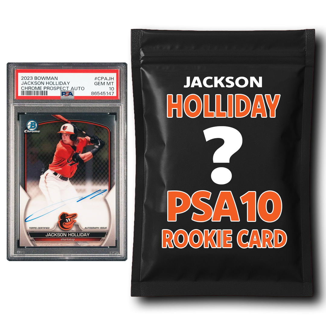 Jackson Holliday PSA 10 Graded Rookie Baseball Card Mystery Pack