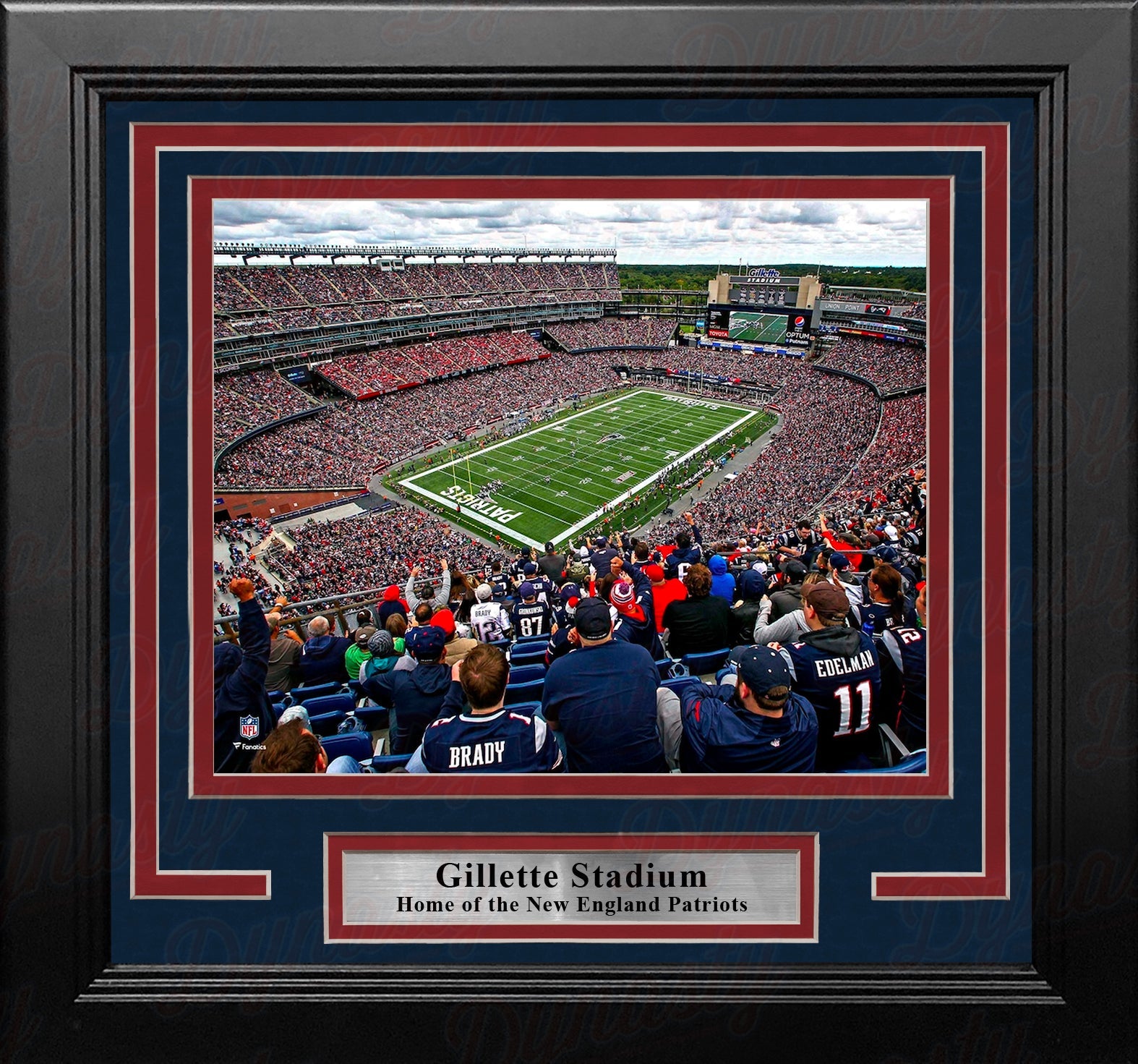 New England Patriots Gillette Stadium In the Crowd 8" x 10" Framed Football Photo