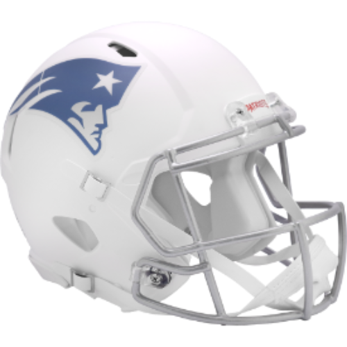 New England Patriots Full Size Authentic Speed Football Helmet 2025 Rivalries - NFL