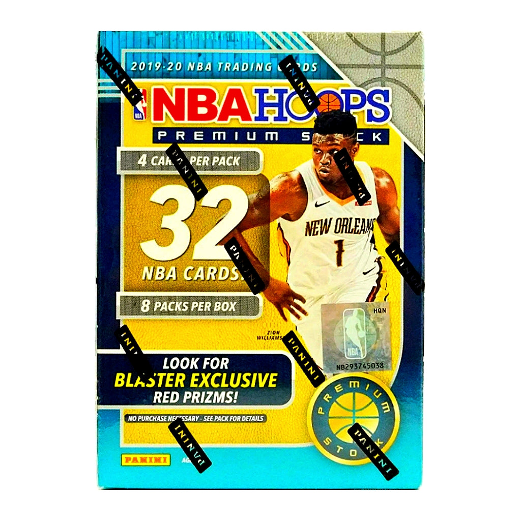 2019-20 NBA Hoops Premium Stock 4 Blaster Box Deal