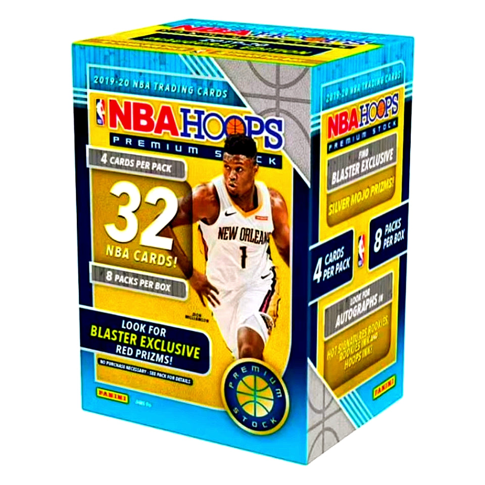 2019-20 NBA Hoops Premium Stock Blaster Box "Blue"