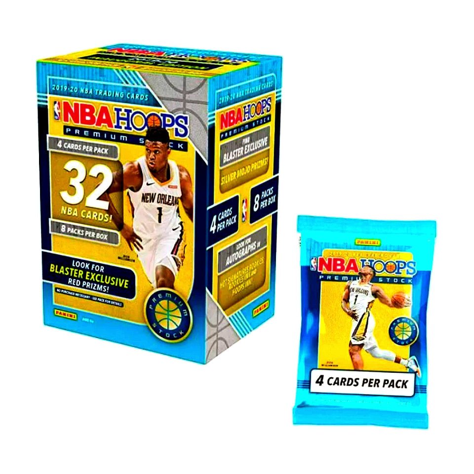 2019-20 NBA Hoops Premium Stock Blaster Box "Blue"