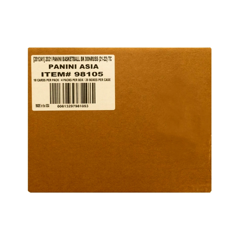 2021-22 Panini Donruss Basketball Asia Tmall 20 Box Case