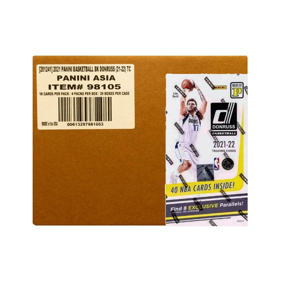 2021-22 Panini Donruss Basketball Asia Tmall 20 Box Case