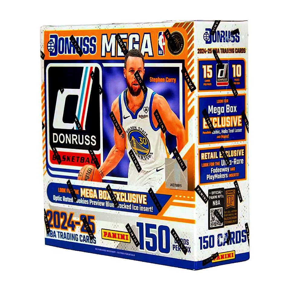 2024-25 Panini Donruss Basketball NPP Mega Box "Blue Cracked Ice"