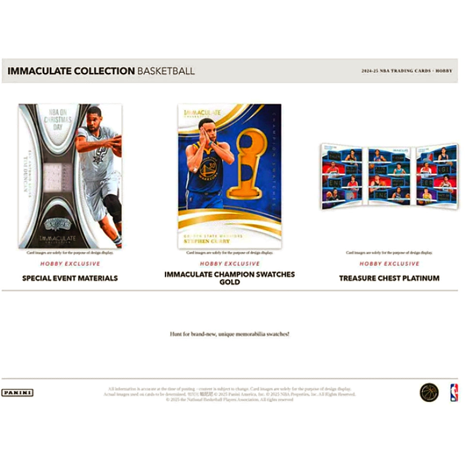 2024-25 Panini Immaculate Basketball Hobby Box
