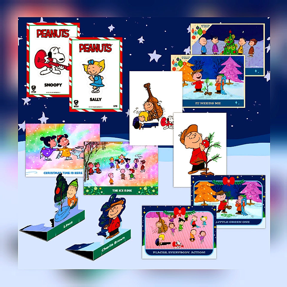2025 Cryptozoic Peanuts Playpaks: A Charlie Brown Christmas 4 Pack Blaster Box