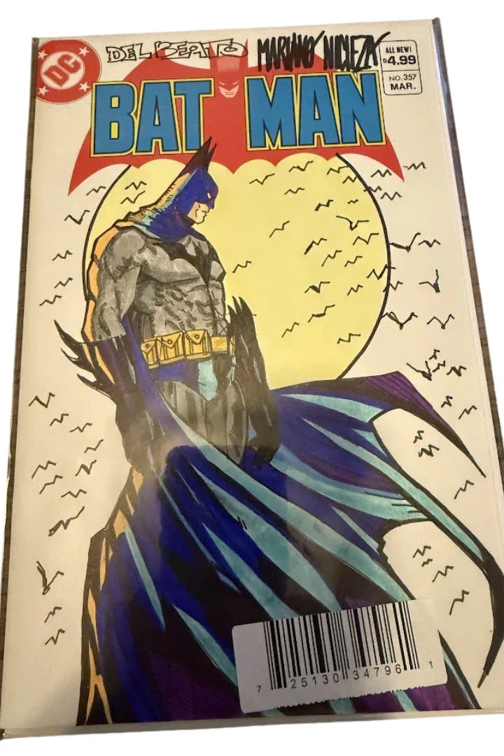 Batman (1940) #357C Facsimile Edition SIGNED & REMARKED