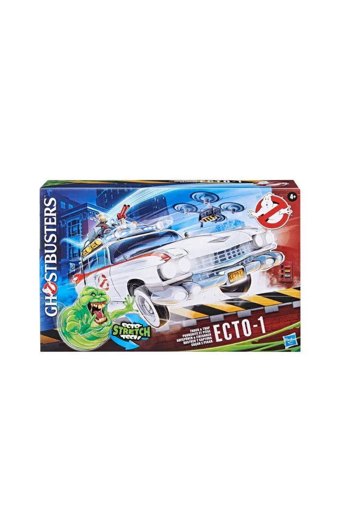 Ghostbusters Track & Trap Ecto-1 Toy Vehicle with Fright Features Ecto-Stretch Tech Slimer