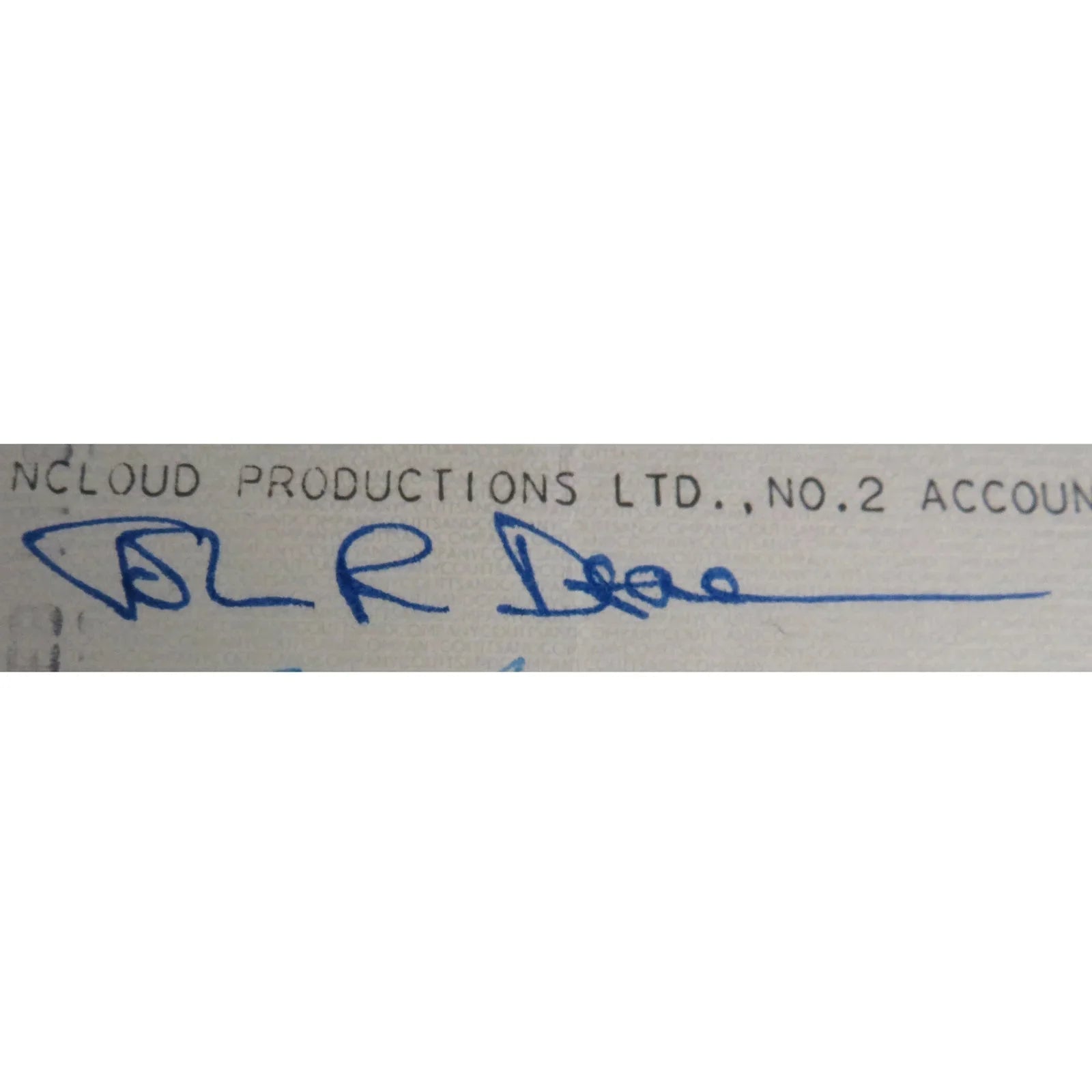 Queen Band Autographed Checks Music Display 20 by 30 Framed Piece - JSA , BAS