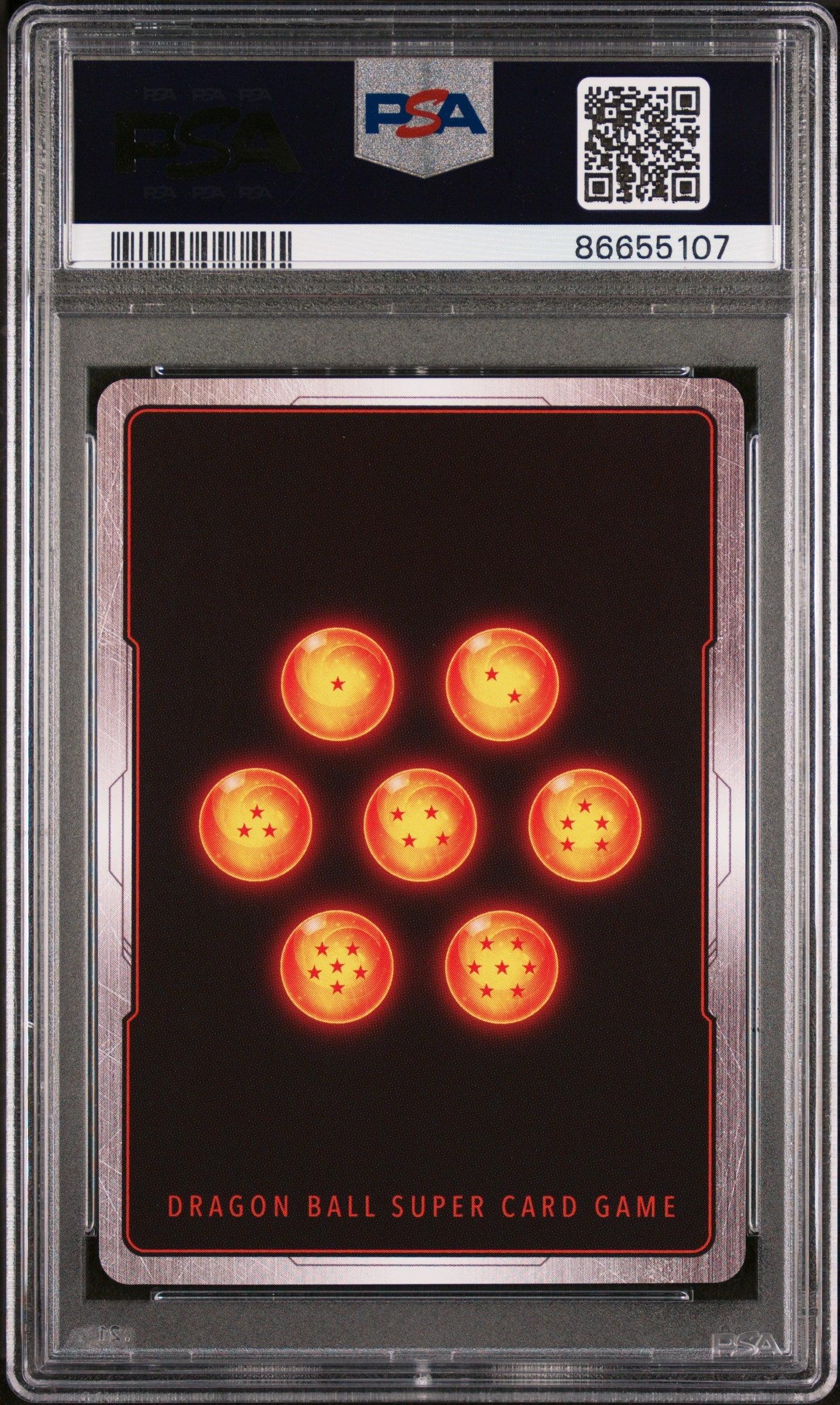 2022 DRAGON BALL SUPER REALM OF THE GODS 7 SSG GOKU, DVN RSTRNT #P-362 - PSA 10