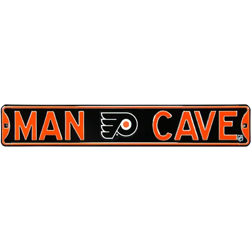 Philadelphia Flyers "MAN CAVE" Authentic Street Sign