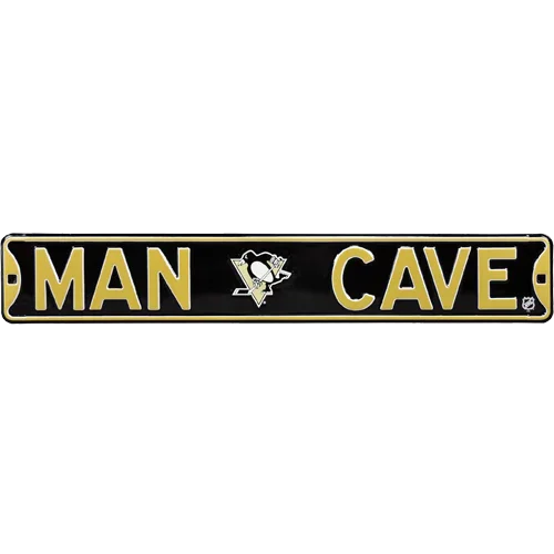 Pittsburgh Penguins "MAN CAVE" Authentic Street Sign