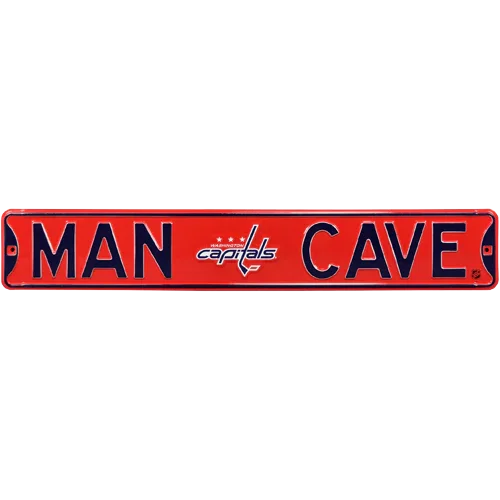 Washington Capitals "MAN CAVE" Authentic Street Sign