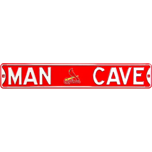 St. Louis Cardinals "MAN CAVE" Authentic Street Sign
