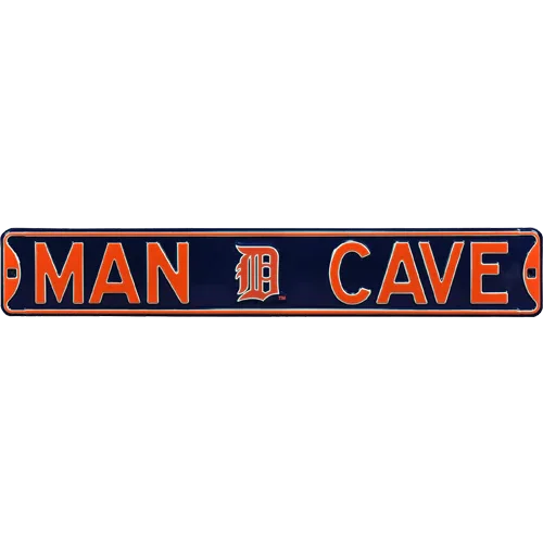 Detroit Tigers "MAN CAVE" Authentic Street Sign