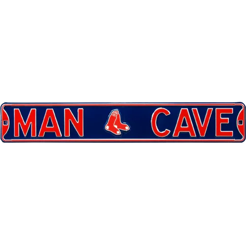 Boston Red Sox "MAN CAVE" Authentic Street Sign