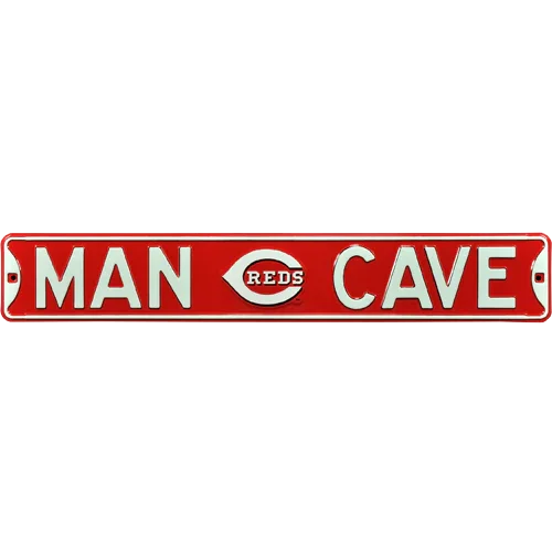 Cincinnati Reds "MAN CAVE" Authentic Street Sign
